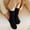 Black, variant on Womens Mid Calf Socks Solid Color Extra Thick Wool Blend Fleece Lined Soft Breathable Super Warm Thermal Stockings