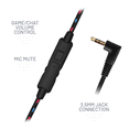 thumbnail image 4 of Audífonos Gamer 4Gamers C6-100 Headset: Gaming para PS4/PS5, XBOX, Switch, PC - Rojo/Azul, 4 of 6