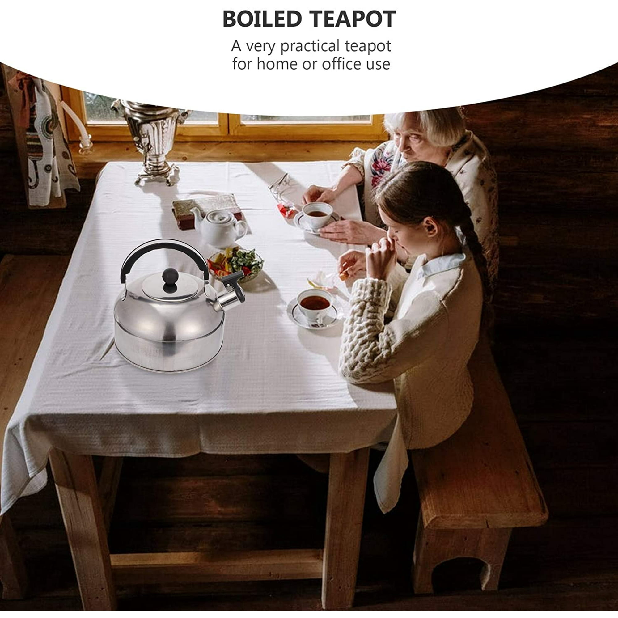 Bouilloire Pour Camping Bouilloire U00c9lectrique 1.8L Frigidaire Ru00e9tro En Acier Inoxydable - Noir (EA1 Bouilloire De Randonnée Camping