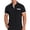 Black, variant on Guluxicc Men's Pullover Shirts with Pocket Button Classic Fit Short Sleeve Business Casual Shirts for Everyday Wear