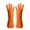 Orange, variant on GQDIN Rubber Cleaning Gloves for Dishwashing, Reusable Kitchen Gloves for Washing Dishes and Household Cleaning, Waterproof Kitchen Latex with Textured Grip Heavy Duty Protection Gloves