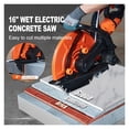 thumbnail image 2 of Electric Concrete Saw 15A Motor Circular Saw Cutter With Max. 6in Adjustable Cutting Depth Wet Disk Saw Cutter Brick ,Easy to Operate, 2 of 6