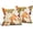 -, variant on Fall Leaf Pillow Covers - 18x18 Inch Set of 2 Maple Leaf Throw Pillowcase linen Square Light Orange Fall Decor Thanksgiving Cushion Cover for Sofa Bedroom Indoor Party