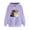 Purple, variant on VEKDONE Hoodies for Women Cute Cat Graphic Pullover Sweatshirt Fall Long Sleeve Thin Fleece Hooded Sweatshirts Casual Loose Fit Lightweight Sweatshirts with Pockets