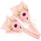 thumbnail image 1 of AURARMLET 2Ud Ramo De Osito Con Rosas Artificiales Rosa Para De Graduación, 1 of 6