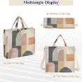 thumbnail image 6 of FORMRS Womens Corduroy Tote Bag Crossbody Shoulder Handbag with Pocket, Abstract Shapes, 6 of 7