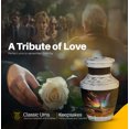 thumbnail image 6 of Yatskia Cross with Waterfall Small Memorial Keepsake Urn for Ashes Adult Male, Mini Funeral Burial Urns for Human Ashes Adult Female, (Tasty Pack of 1, 3 Inch), 6 of 8