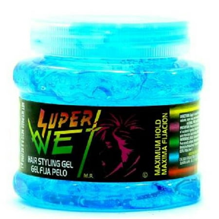 Product Of Super Wet, Hair Styling Gel - Maximum Hold (Blue), Count 1 - Hair Care Products / Grab Varieties &