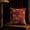 Red, variant on Byndra Wildflower Embroidery Pillow Covers, 18 x 18 Inch Polyester Chenille Cushion Cases, Floral Sofa Pillow Covers for Farmhouse Living Room, Home Closet and Travel Storage