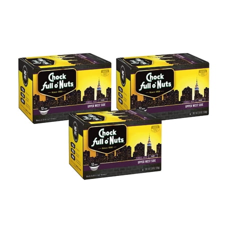 Upper West Side Dark Roast, K-Cup Compatible Coffee Pods, Eco-Friendly Single Serve Cups 3.8 Ounce (Pack of 3)
