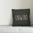 thumbnail image 2 of Creative Products Unwind Black and White 16x16 Indoor / Outdoor Pillow, 2 of 2