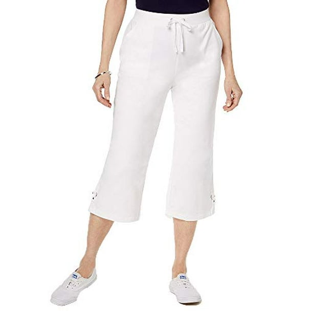 karen scott petite fleece pants