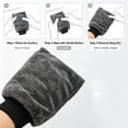 thumbnail image 3 of TTJ Dual-Sided Twist Cloth Car Wash Mitt with Chenille Strands, Polyester Duster Glove for Auto Cleaning, 3 of 7