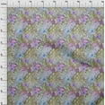 thumbnail image 4 of oneOone Polyester Spandex Olive Green Fabric Tropical Flamingo Craft Projects Decor Fabric Printed By The Yard 56 Inch Wide, 4 of 4