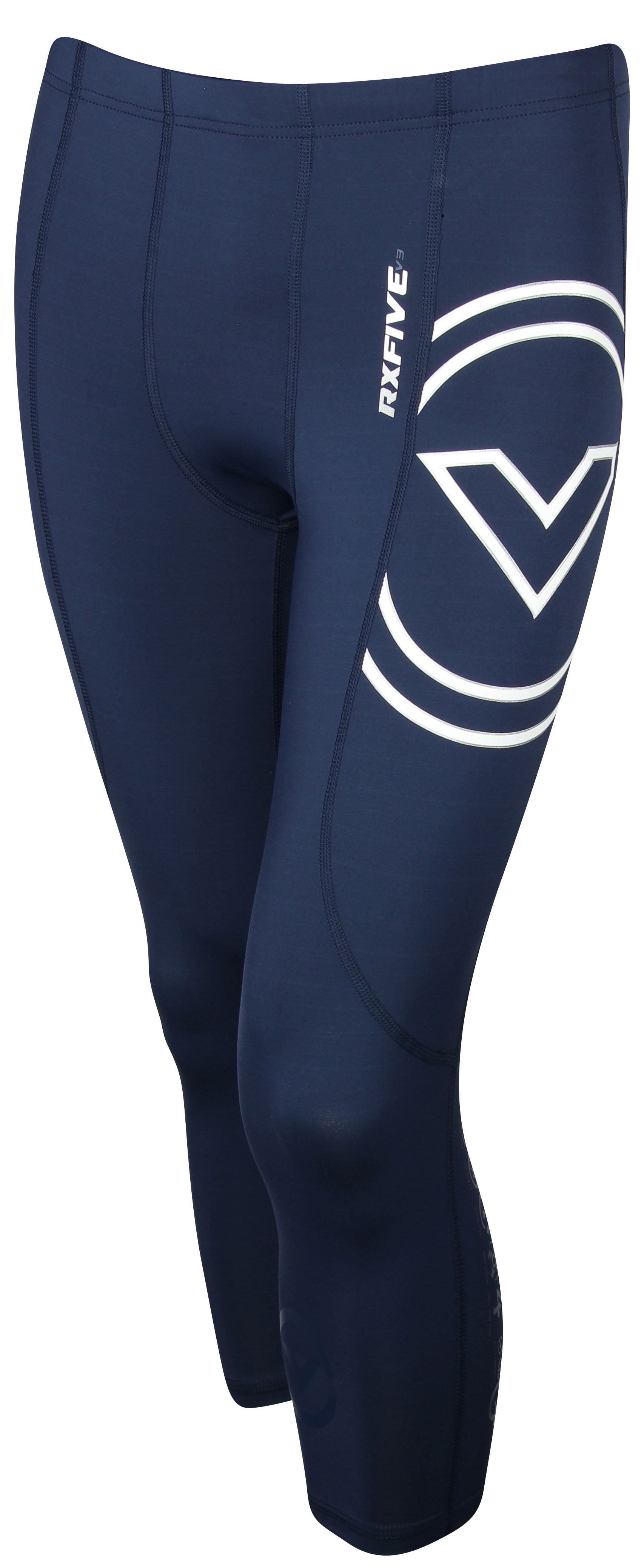 Virus Mens RX8.5 Stay Cool Compression Pants Black//Blood Orange Black//Blood Orange, X-Large