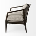 thumbnail image 3 of Fusion Dark Cane Back Arm Chair, 3 of 5