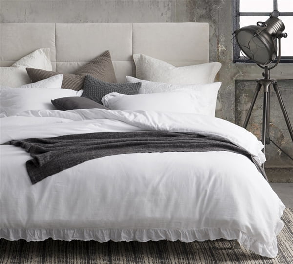 Violeta Folho 300tc Sateen Stone Wash Duvet Cover Walmart Com