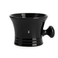 thumbnail image 1 of MHLE Taza de Afeitar con Borde de Platino de Porcelana Negra - Accesorio para Plato de Afeitar para Jabones y Cremas Diseño Moderno en Negro, 1 of 5