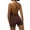 Brown, variant on Backless Jumpsuits for Women Crossback Straps Gym Hollowed Out Breathable Jumpsuit Fitness Yoga Sports Black M
