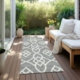 thumbnail image 6 of Addison Rugs Chantille Indoor/Outdoor Transitional Scrolls Gray Washable Runner Rug, 2'3" x 7'6", 6 of 6