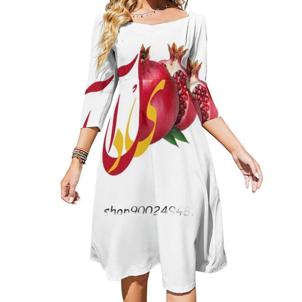 Vestidos de fiesta de noche Yalda Vestido midi sexy Vestido de una pieza dulce femenino Coreano Yalda Naar Tehran Shab Yaldanights Shabeyalda