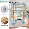 thumbnail image 5 of Teddy Bear Clouds Blackout Curtains Thermal Insulation 63 inch Grommet for Bedroom Living Room Bathroom Kitchen Windows 2 Pack, 5 of 6
