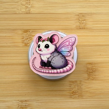 Fairy Princess Possum Magnetic Grip | & Phone Holder, Compatible With Magnetic Devices