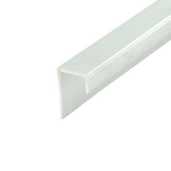 Outwater Aluminum J Channel Fits Material 1/2 Inch Thick Mill Finish Aluminum Cap Moulding 36 Inch Length (Pack of 4)