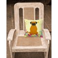 thumbnail image 2 of Carolines Treasures BB6115PW1818 Easter Eggs Fawn Boxer Fabric Decorative Pillow, 2 of 2