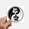 thumbnail image 1 of Culture Yin-yang Flower Design Sticker Square Waterproof Stickers Wallpaper Car Decal, 1 of 1