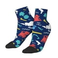 thumbnail image 2 of Bingfone Colorful Excavator Design Patterned Men'S Women'S Casual Cotton Socks, 2 of 9