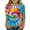 Multicolor a5, variant on Spazoro Toddler Girls 3/4 Sleeve Shirts, Tie Dye Spring and Fall Casual Round Neck Fashionable Tops for Girls Multicolor Size 11-12T