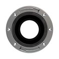 thumbnail image 1 of Oatey 43494 Brida para armario con anillo de acero inoxidable ABS negro de juego rápido, 3 pulgadas x 4 pulgadas, 1 of 1