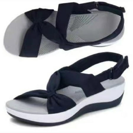 

Women Sandals Retro Summer Sandals With Heels Wedge Shoes For Women Slippers Heeled Summer Shoes Female Wedges A7