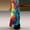 Multicolor summer dresses, variant on pimelu Dresses for Women Dresses for Women Beach Loose Tank Long Dress with Pocket Summer Trendy Tie-Dye Print Sleeveless V-Neck Ladies Maxi Dresses