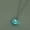 NY353 White K Blue Green, variant on Moon Pendant Necklace Glowing In The Night Adjustable Neck Chain For Women Party Clothing Outfit Jewelry Accessories Valentine's Day & Christmas Gift For Music Festival,NY359 White K blue Green