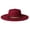 winred, variant on Vintage Wide Brim Felt Hat for Women Men:Braided Belt Fedora Hat, Unisex - daily commutes, parties, photo shoots, western styling