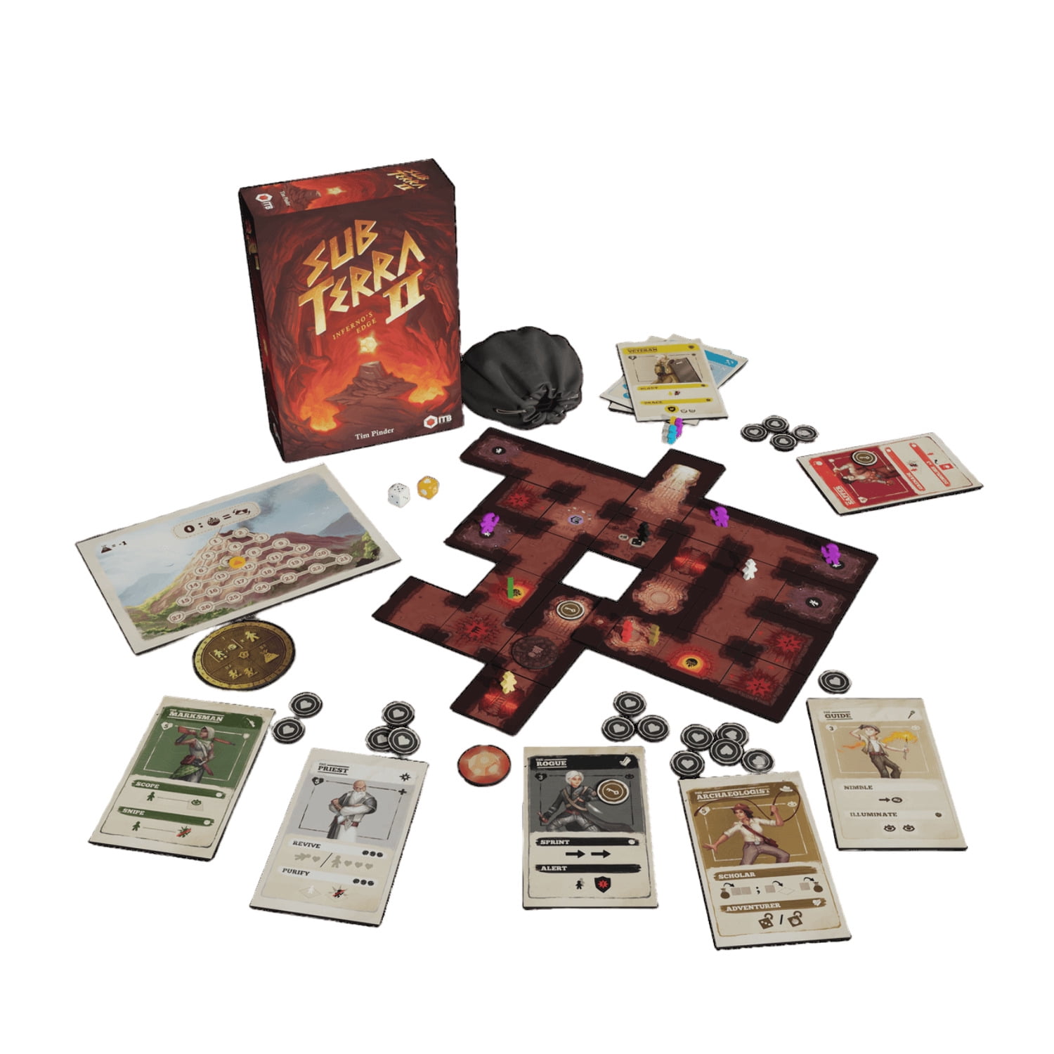 Inside the Box Board Games Sub Terra II - Inferno's Edge New