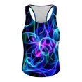 thumbnail image 5 of Yaoyar Men's Tank Tops Sleeveless Shirts Y-Back Gym Workout Stringer Tank Tops Bodybuilding Fitness T-Shirts, 5 of 5
