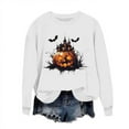 thumbnail image 2 of Heisall Womens Sweatshirts Long Sleeve Round Neck Loose Casual Halloween Print No Hood Autumn Winter 2025 New Arrival Fashion Sweatshirts, 2 of 6