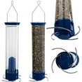 thumbnail image 4 of Droll Yankees Squirrel Proof Bird Feeders for Outdoors - Whipper, Collapsible Perches, 5-Pound Seed Capacity, Blue, 4 of 5
