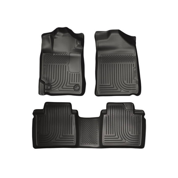 Husky Liners 98511 Weatherbeater Floor Mats Fit 2007-2011 Toyota Camry - Front/2nd Seat - Black