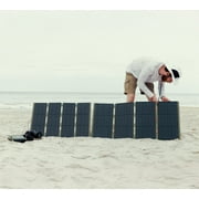 Swiss Tech 60W Foldable Solar Panel, USB-A and USB-C, Phone Charger, Waterproof, Emergency, Solar Panel Only