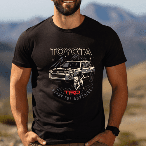 Toyota Mens Big and Tall 4Runner TRD Dog Lover Tee