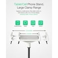 thumbnail image 6 of Clip On Tablet Stand, Adjustable iPad Stand with 360° Rotation Adjustable Safety Twist Lock Handle, For 4.0-12.9 Inch, 6 of 10