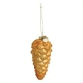 thumbnail image 2 of Martha Stewart Holiday Pointy Ball and Pinecone 4 Piece Ornament Set in Gold, 2 of 4