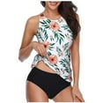 thumbnail image 1 of WREESH Bikini Imprimé Rehausseur Rembourré pour Femmes Maillot de Bain Tenue de Plage Ensemble, 1 of 4