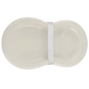 Peanut® Changer – The Original Made in USA Easy-to-Clean Changing pad and The only Shell Over Foam, Fully impermeable to Fluid, Vanilla