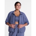 thumbnail image 2 of Avia Women's and Women's Plus Crinkle Jacket, Sizes XS-4X, 2 of 7