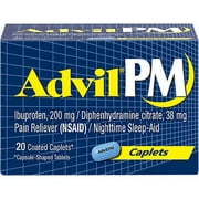 Advil PM Ibuprofen Caplets, 120 ct